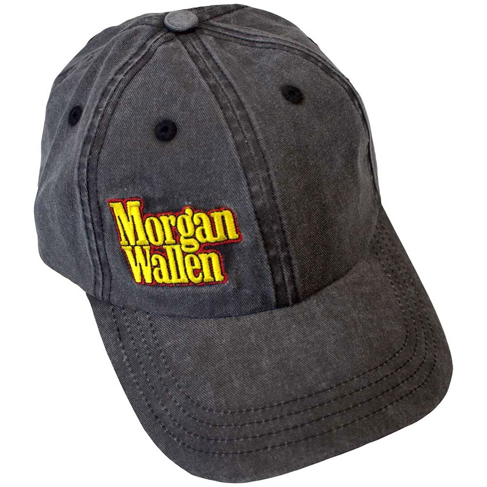Morgan Wallen - Stacked Logo Side Baseball pet - Grijs